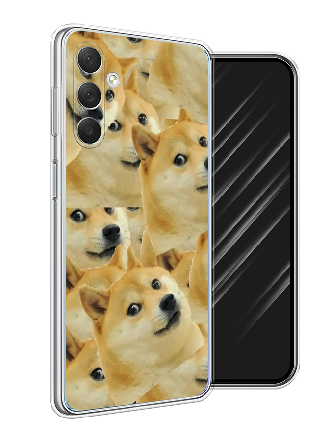 

Чехол Awog на Samsung Galaxy M54 "Собака-подозревака фон", Желтый;черный, 2108250-9