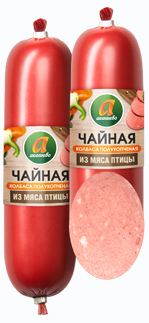 

Колбаса Акашево Чайная полукопченая 350 г