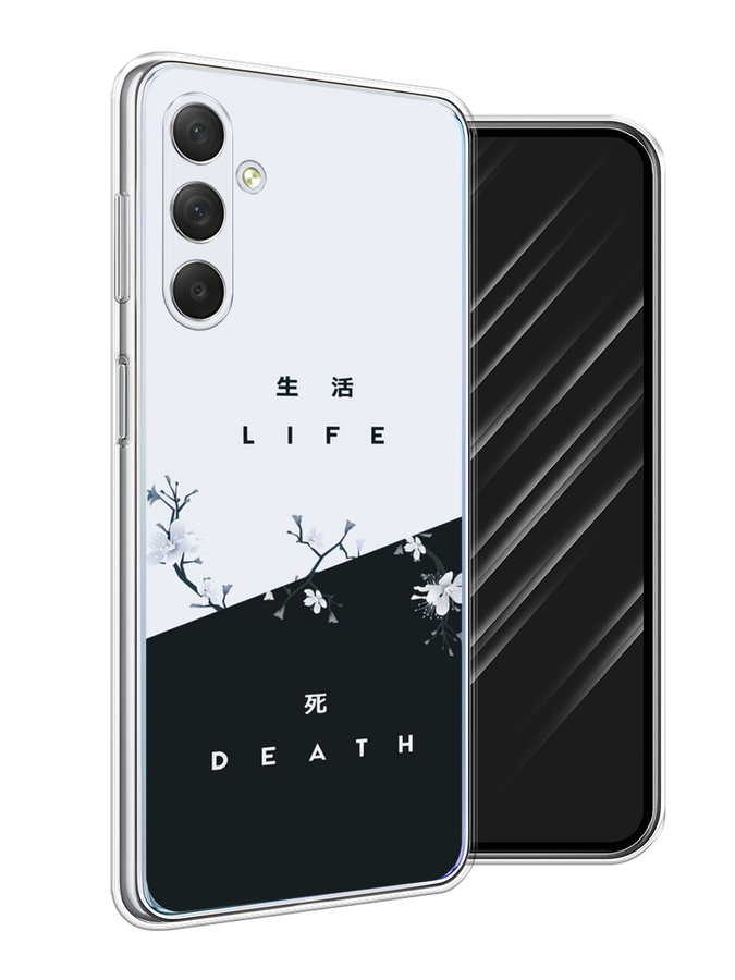 

Чехол Awog на Samsung Galaxy M54 "Life and death", Черный;серый, 2108250-7