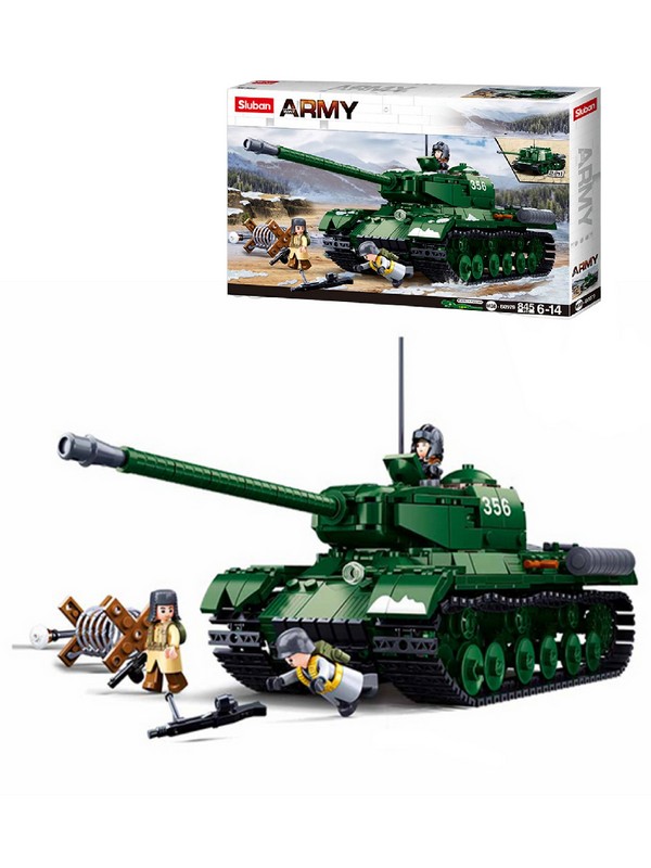 

Конструктор Sluban Военная операция (845 дет,3 фигуры, в кор) M38B0979РК, M38B0979РК