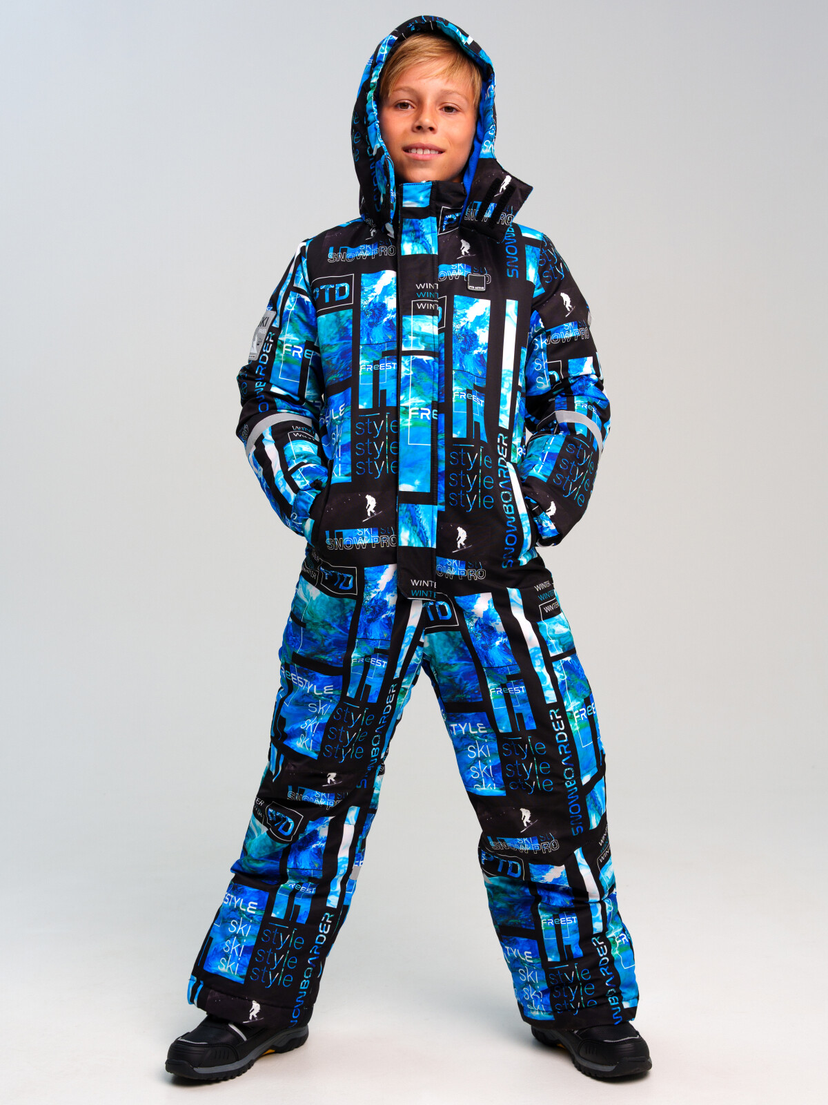 

Комбинезон детский PlayToday 32411002, разноцветный, 164, 32411002