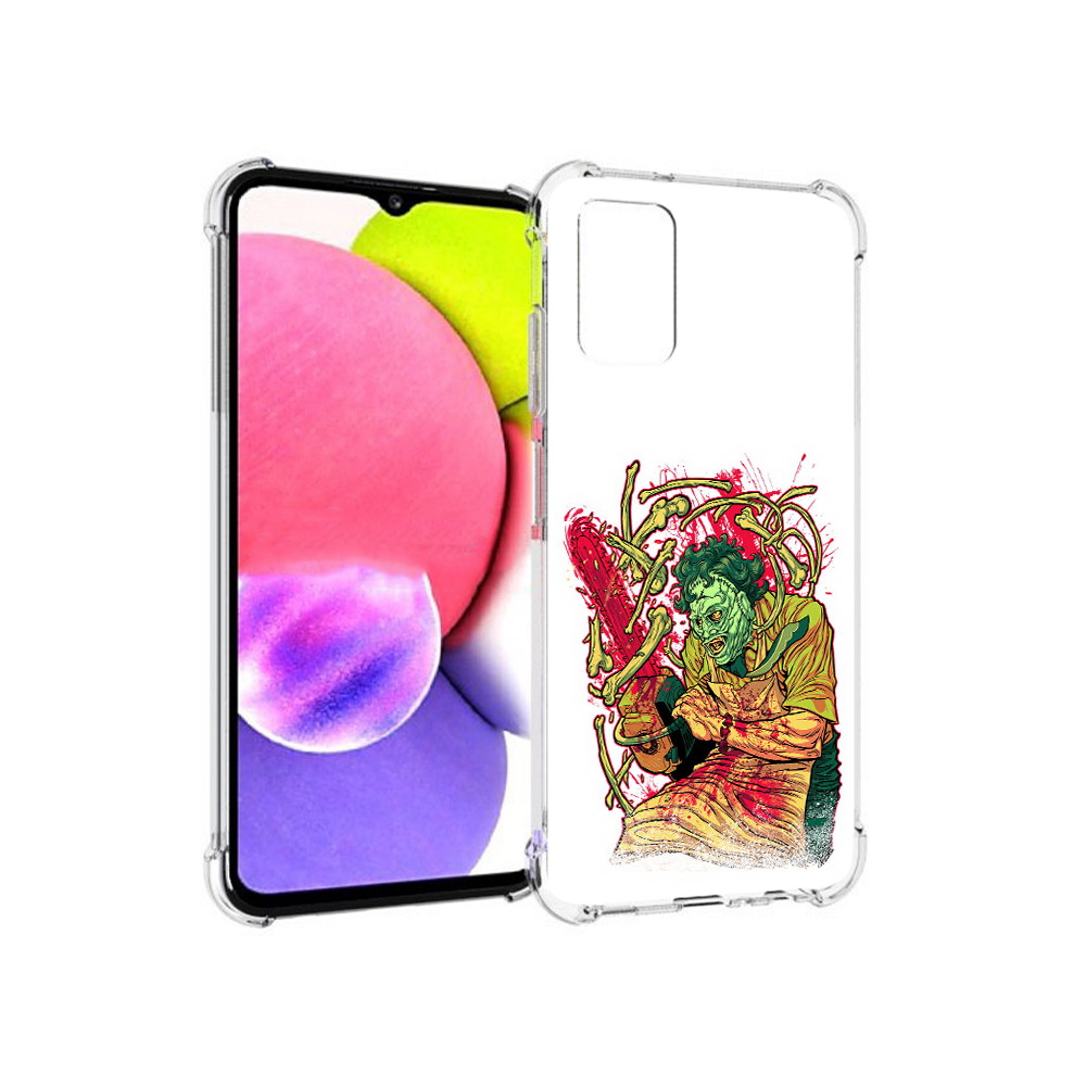 

Чехол MyPads Tocco для Samsung Galaxy A03s яркий мясник (PT162170.549.711), Прозрачный, Tocco