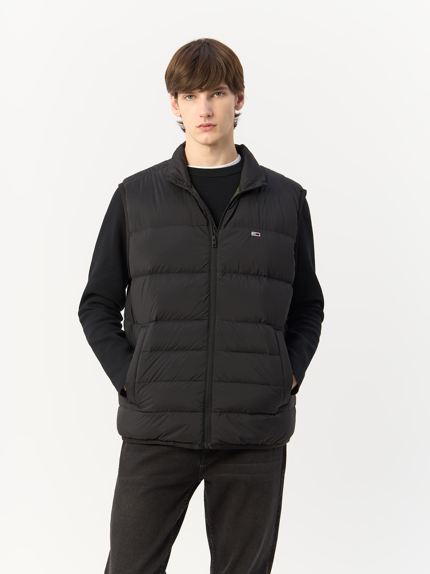 Утепленный жилет мужской Tommy Hilfiger DM0DM18896 черный 2XL