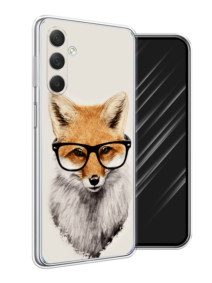 

Чехол Awog на Samsung Galaxy M54 "Лиса в очках", Бежевый, 2108250-10