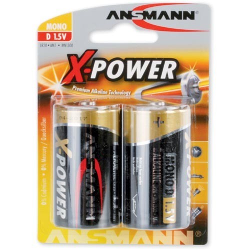 

ANSMANN X-POWER 5015633 LR20, 2 шт., 5015633