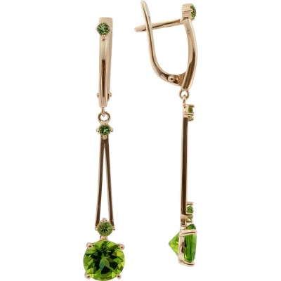 

Серьги из красного золота ALORIS Серьги 1921Х, хризолит, Серьги 1921Х