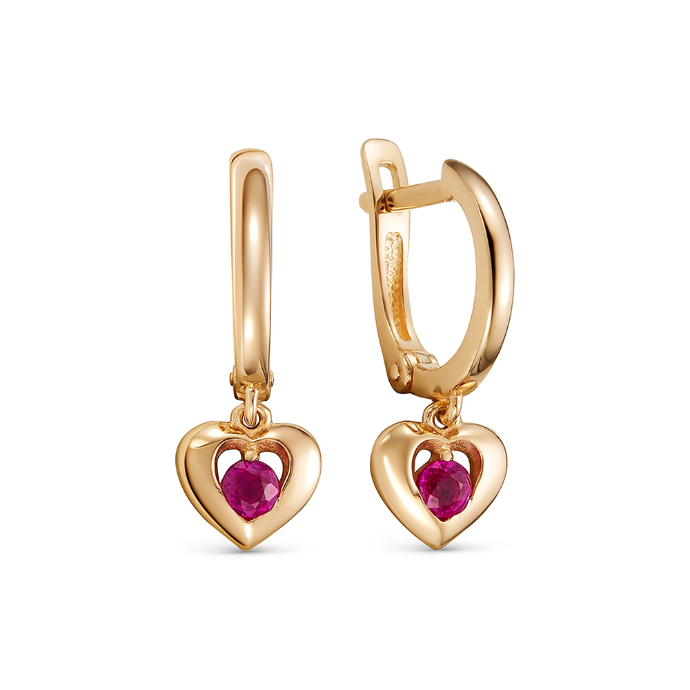 

Серьги из золота Vesna jewelry 22251-150-12-00, рубин, 22251-150-12-00