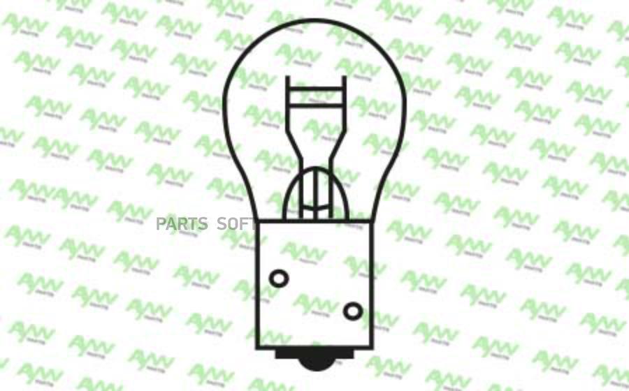 

Лампа Накаливания P21/5w S25 12v21/5w Ba15d AYWIparts арт. AW1920042