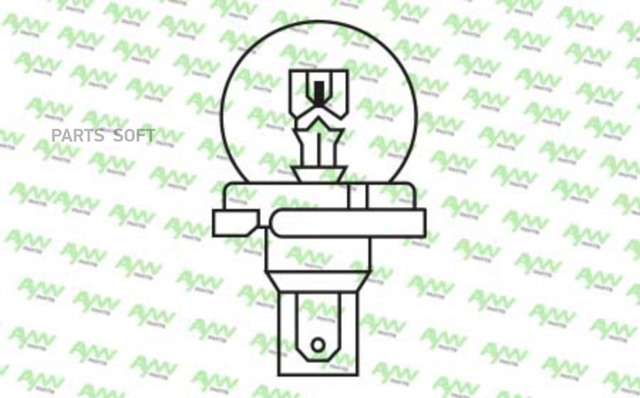 Лампа галогеновая R2 12V 45/40W P45T