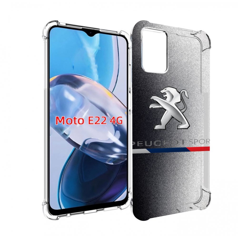 

Чехол MyPads пежо-peugeot-1 для Motorola Moto E22 4G / E22i 4G, Прозрачный, Tocco