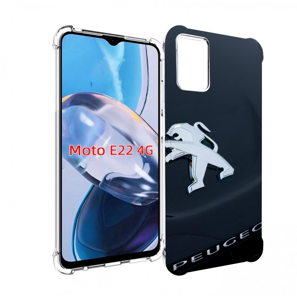 

Чехол MyPads пежо peugeot 2 для Motorola Moto E22 4G / E22i 4G, Прозрачный, Tocco