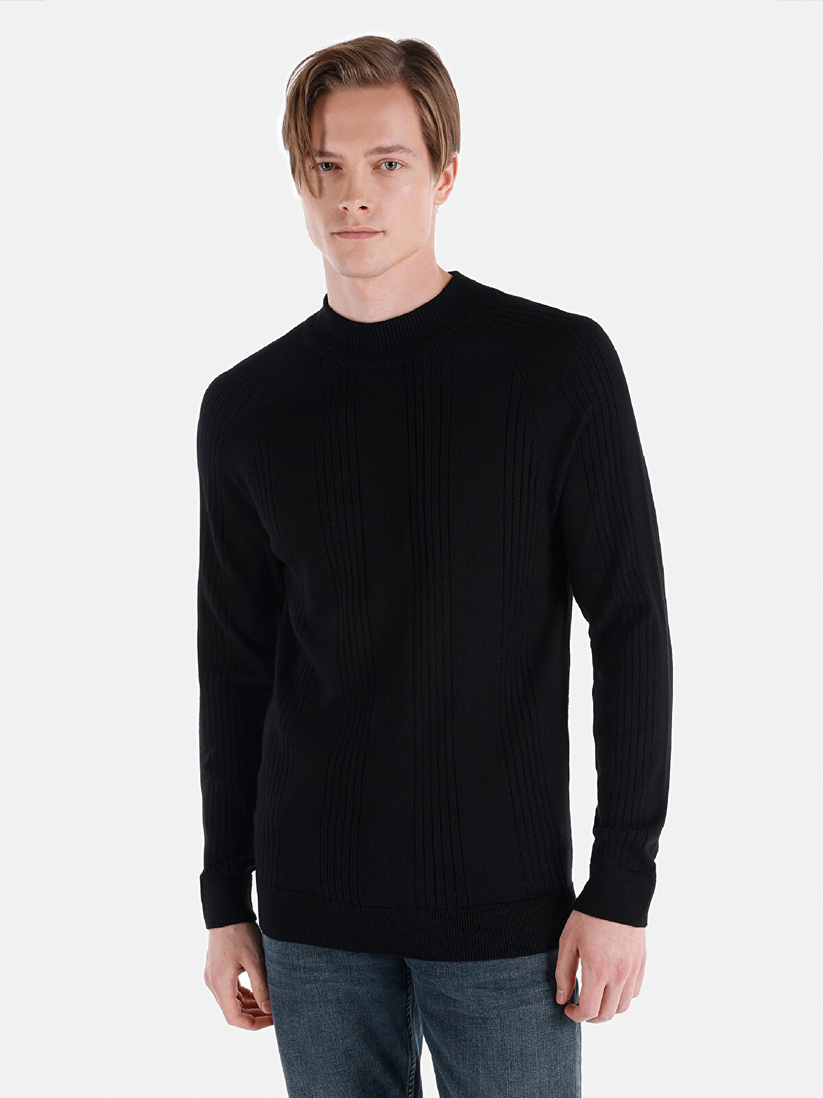 

Джемпер мужской COLIN'S CL1064873 черный L, CL1064873