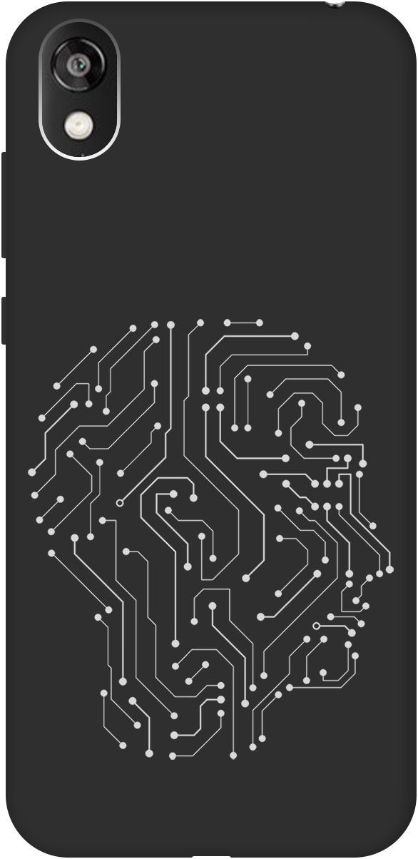 

Чехол на Honor 8S/Huawei Y5 (2019) "Mindmap" черный, Черный;белый, 607