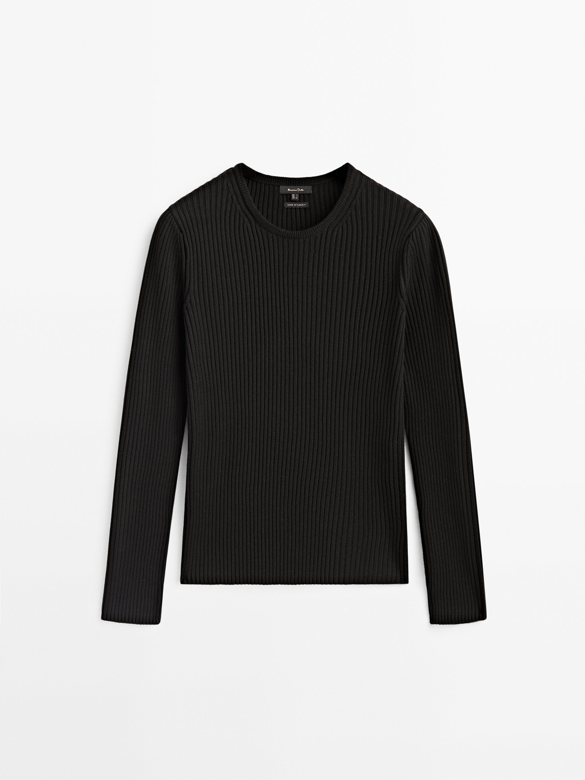 

Джемпер женский Massimo Dutti 05679676800 черный S, 05679676800