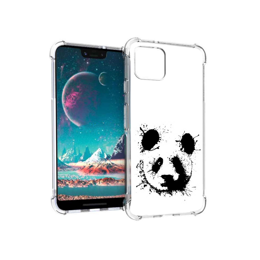 

Чехол MyPads Tocco для Google Pixel 4 клякса-панда, Прозрачный, Tocco