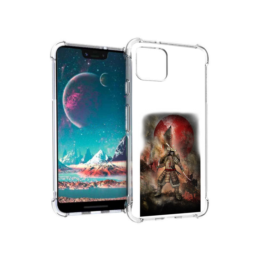 

Чехол MyPads Tocco для Google Pixel 4 китайскийвоин, Прозрачный, Tocco
