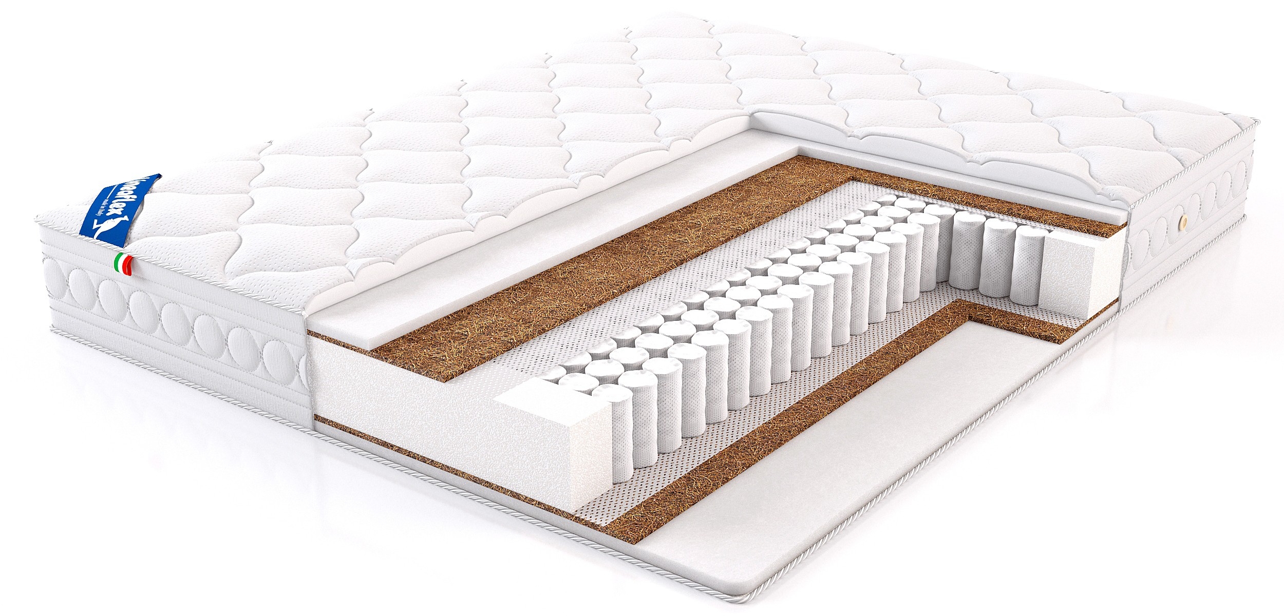 

Матрас Lineaflex Paola 120x190, Белый, Paola