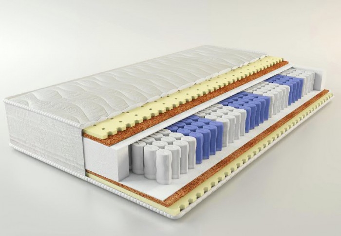 

Матрас Lineaflex Palladio 200x200, Белый;синий, Palladio