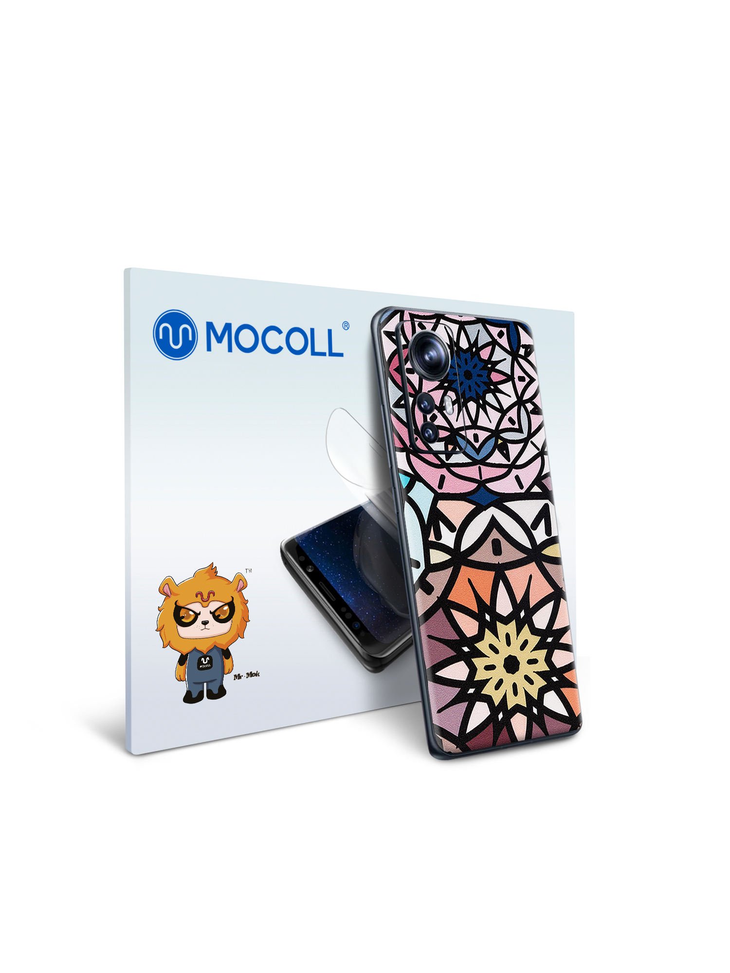 

Гидрогелевая защитная пленка MOCOLL для задней панели Xiaomi 12 PRO Богемный узор Сюзане
