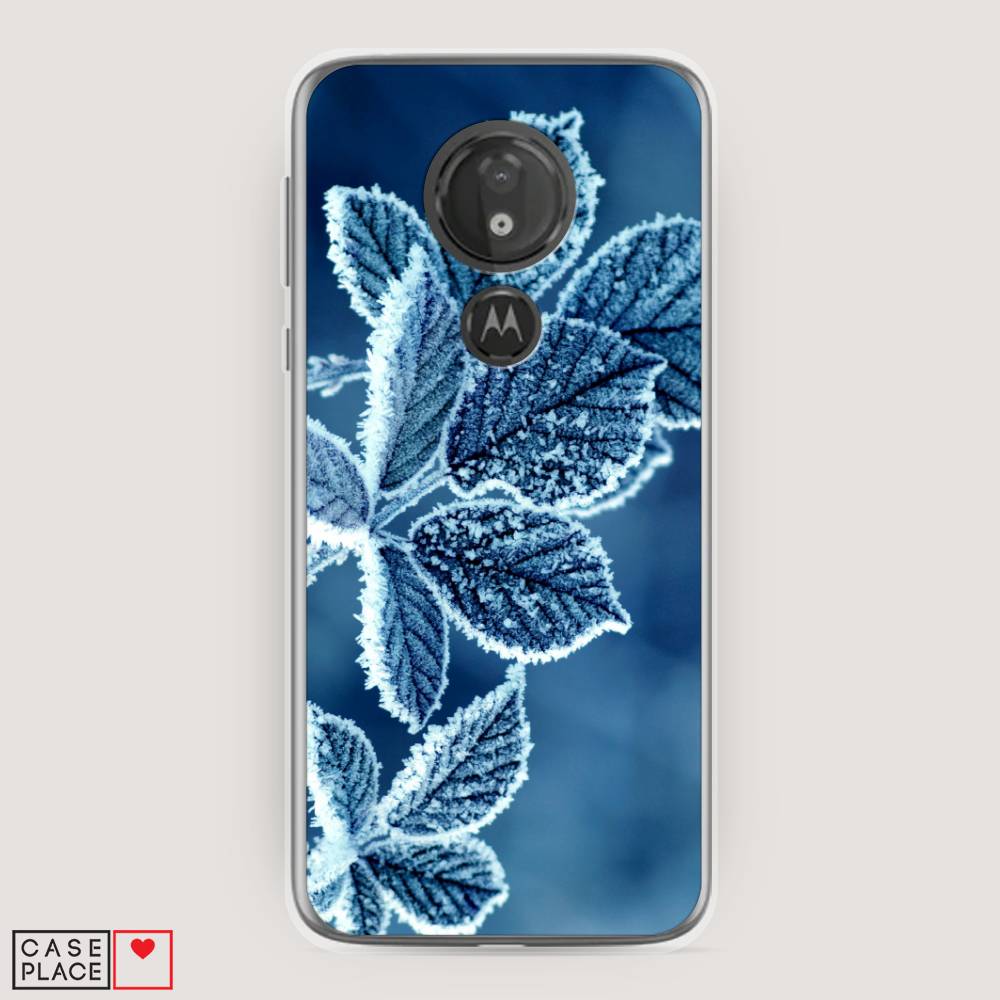 

Чехол на Motorola Moto G7 Power "Зима 6", Голубой;белый, 241350-2