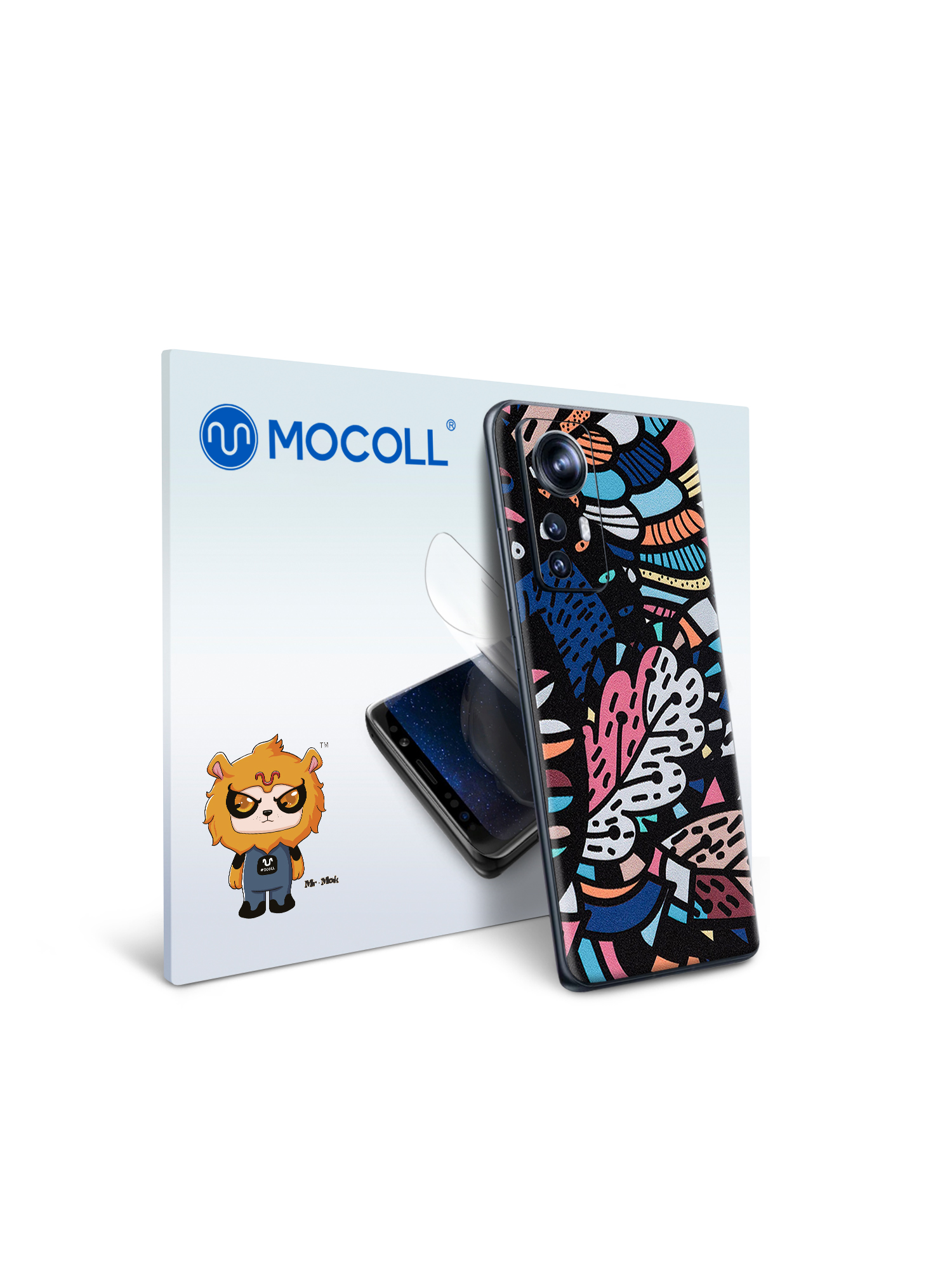 

Гидрогелевая защитная пленка MOCOLL для задней панели Xiaomi 12X Богемный узор Пальметта