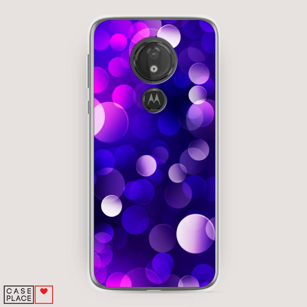 

Чехол на Motorola Moto G7 Power "Абстракция 27", Фиолетовый, 241350-3