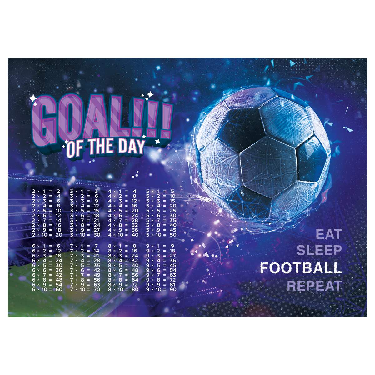 

Настольное покрытие детское ArtSpace "Goal", А3+, (3шт.), Голубой