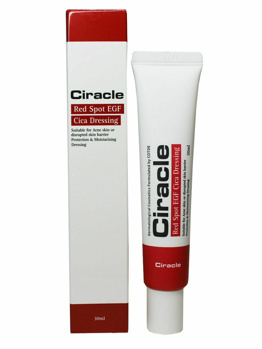 Крем Anti-acne Ciracle Red Spot EGF Cica Dressing (30 мл) крем для рук заживляющий с вытяжкой из грязи сакского озера