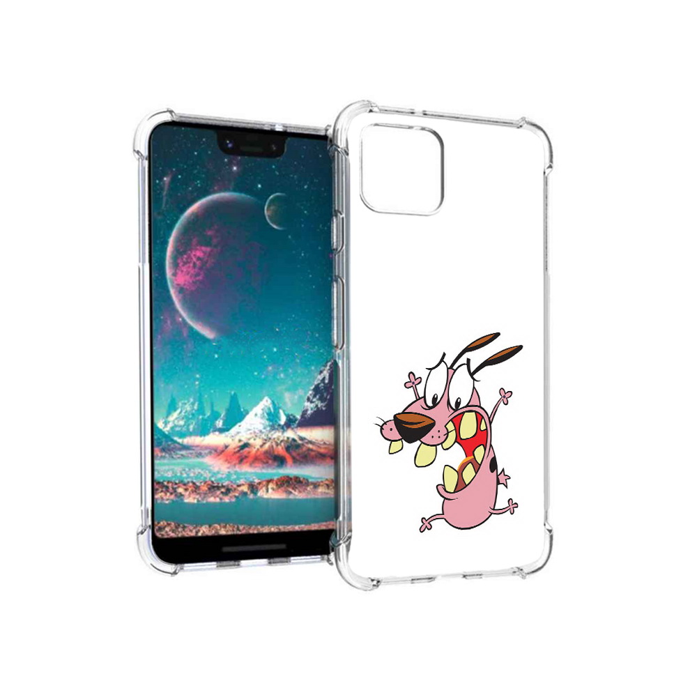 

Чехол MyPads Tocco для Google Pixel 4 зубастый бобик, Прозрачный, Tocco