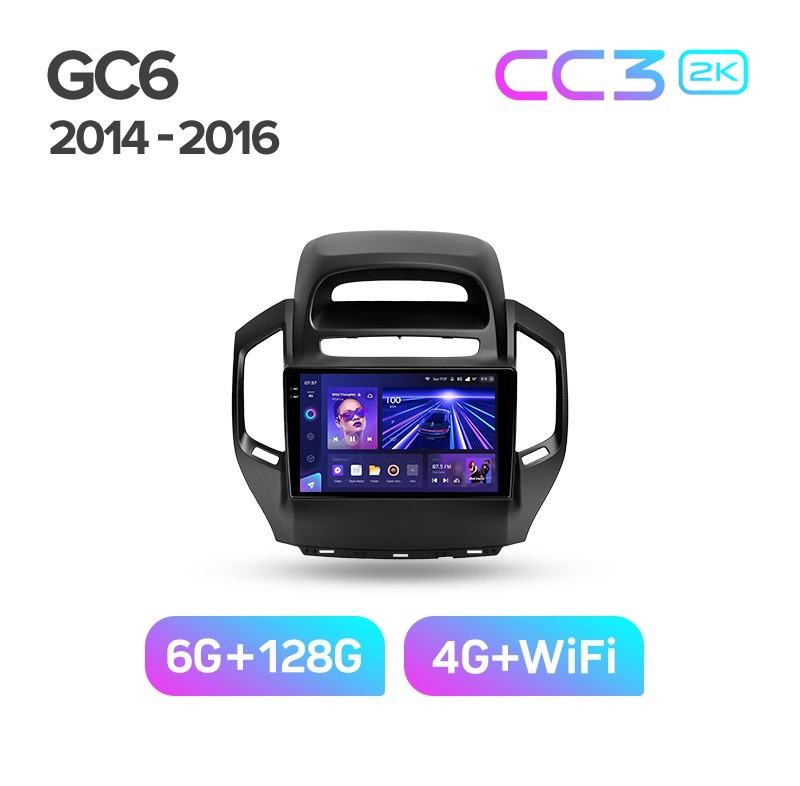 Магнитола TEYES GEELY GC6 2014-2016 г CC3 2K 6128ГБ 4289000₽