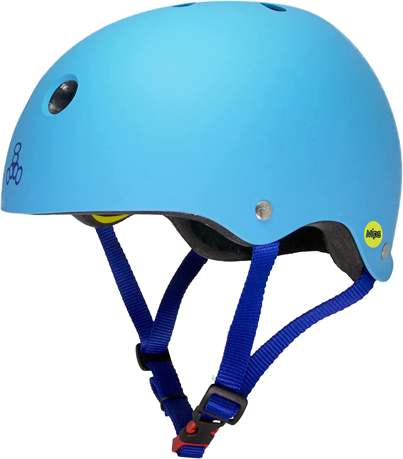 Шлем Triple 8 Dual Certified MIPS, Blue Matte, L/XL