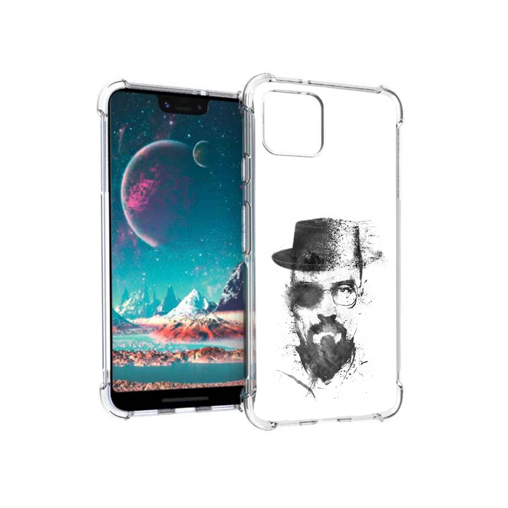 

Чехол MyPads Tocco для Google Pixel 4 загадочный человек, Прозрачный, Tocco