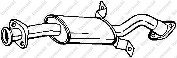 

177-255_Глушитель Передняя Часть Мitsubishi Раjеrо 2.5Тd 90-96 Bosal-Oris 177255