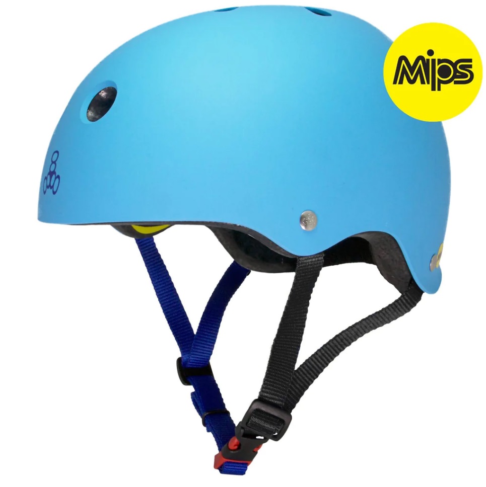 Шлем Triple 8 Dual Certified MIPS Blue Matte XS/S