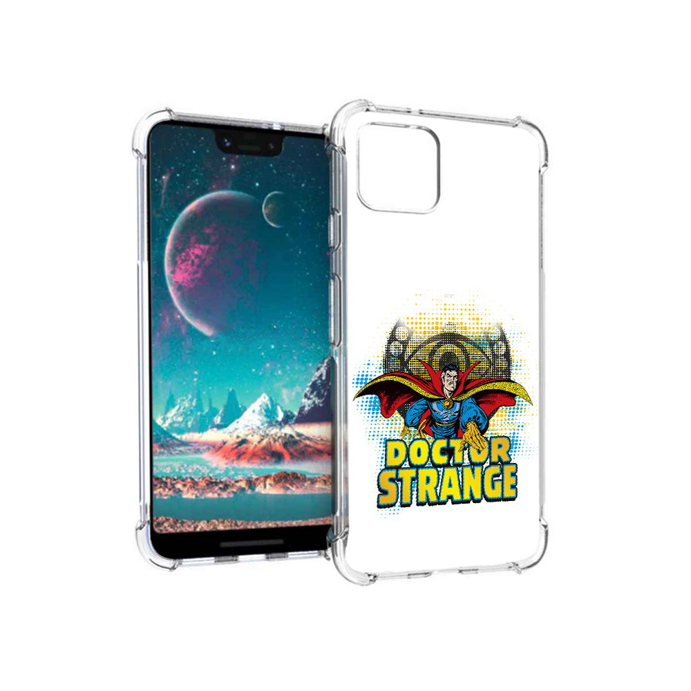 

Чехол MyPads Tocco для Google Pixel 4 доктор стренж рисунок (PT139521.618.335), Прозрачный, Tocco