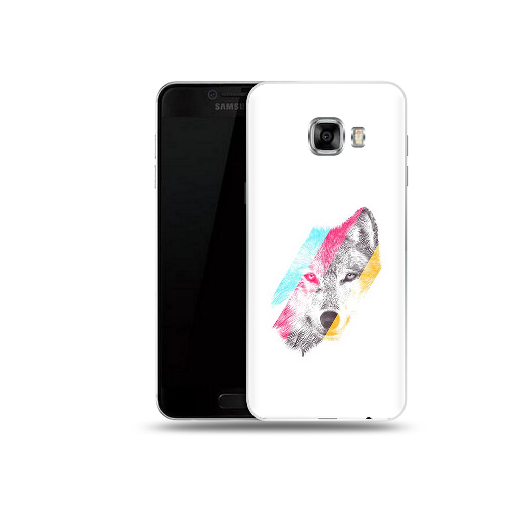 

Чехол MyPads Tocco для Samsung Galaxy C5 (2016) волк градиент, Прозрачный, Tocco