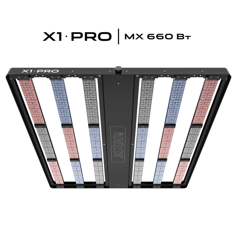 

Фитосветильник Just Grow - X1 Pro MX, 660 Вт, X1 PRO