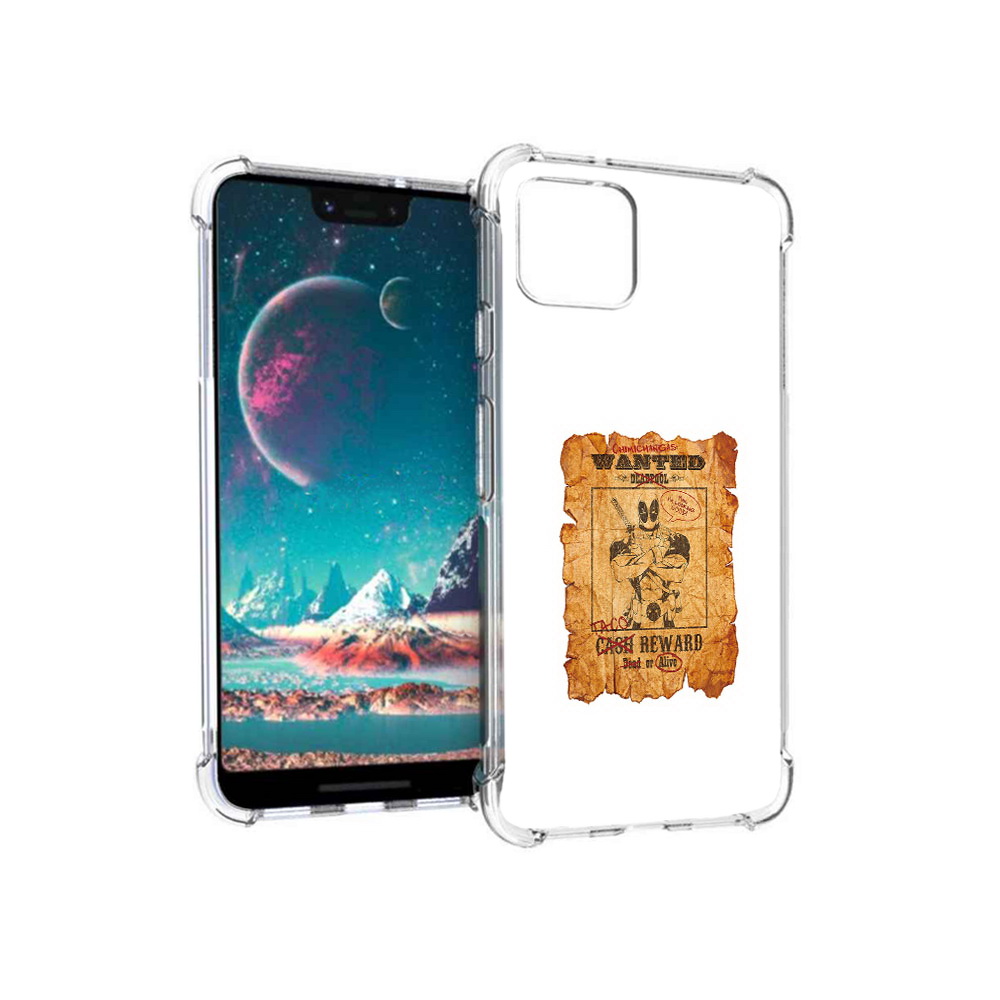 

Чехол MyPads Tocco для Google Pixel 4 дедпул, Прозрачный, Tocco