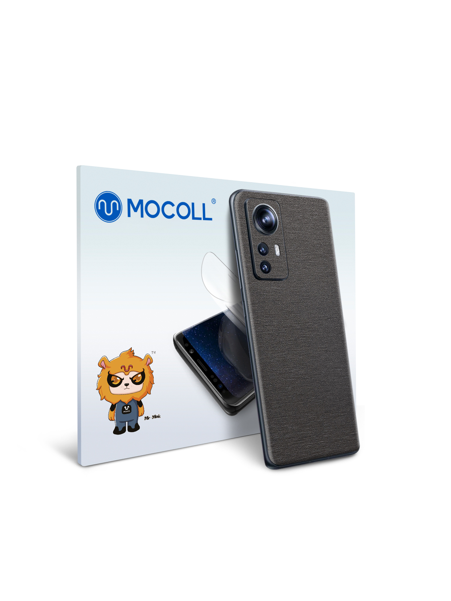 

Гидрогелевая защитная пленка MOCOLL для задней панели Xiaomi 12 PRO Металлик Черный