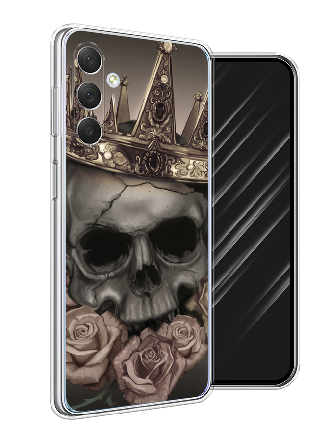 

Чехол Awog на Samsung Galaxy M54 "Череп 22", Серый;черный;бежевый, 2108250-9