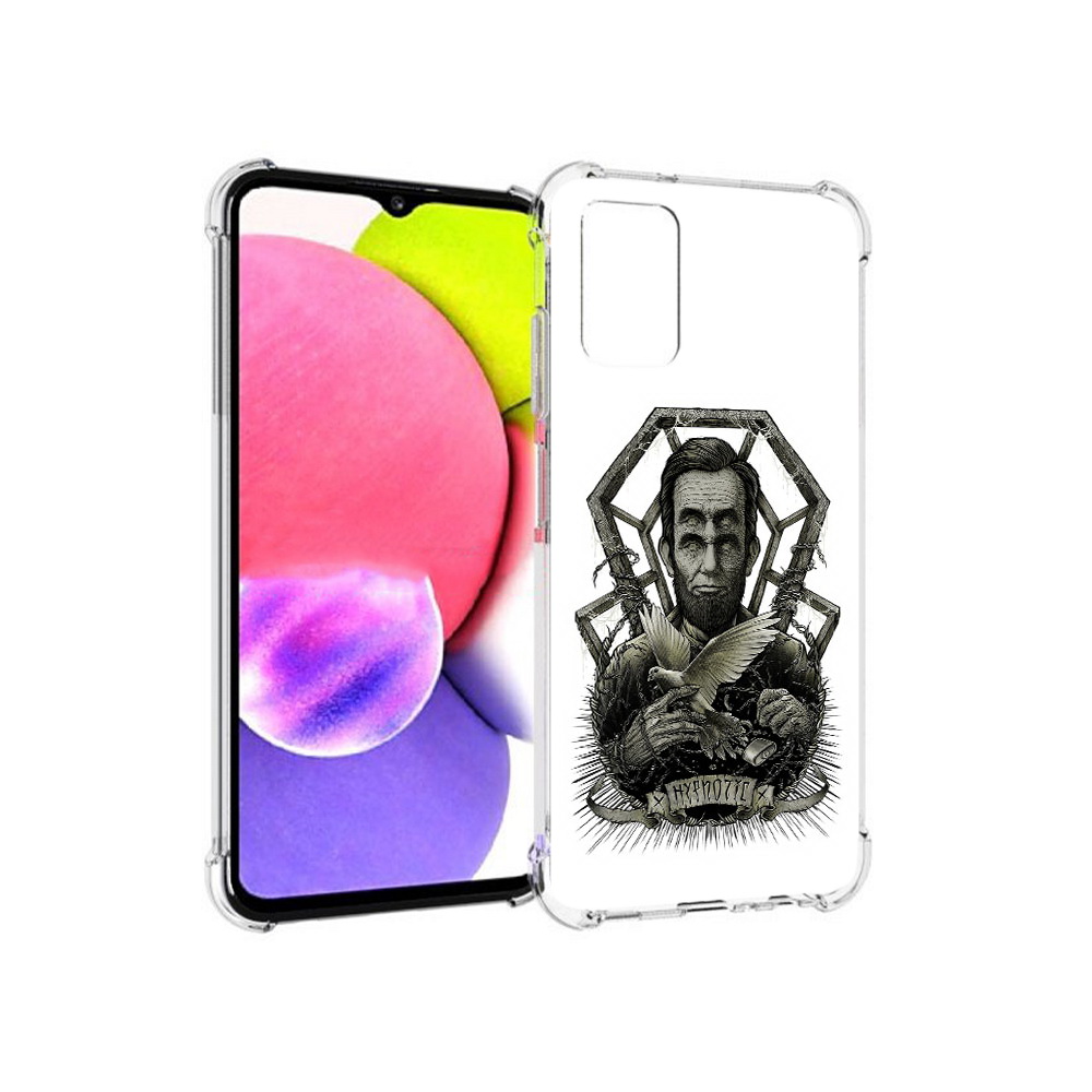 Чехол MyPads Tocco для Samsung Galaxy A03s франклин абстракция (PT162170.549.662)