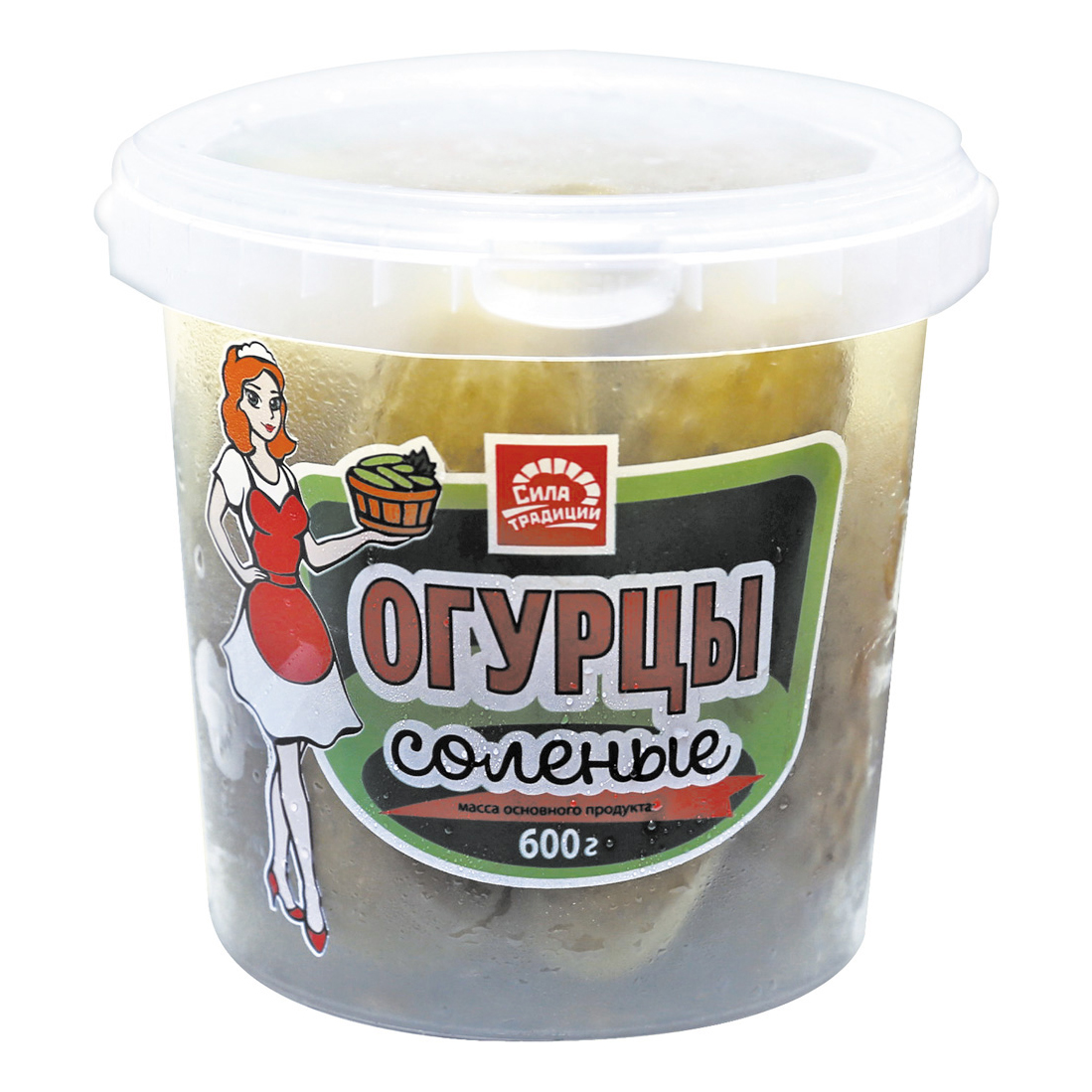 

Огурцы Сила Традиции соленые 600 г