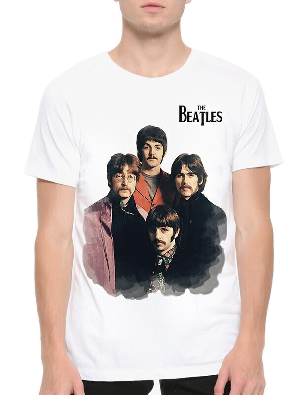 

Футболка мужская Dream Shirts The Beatles 5000718-2 белая XL, Белый, The Beatles 5000718-2