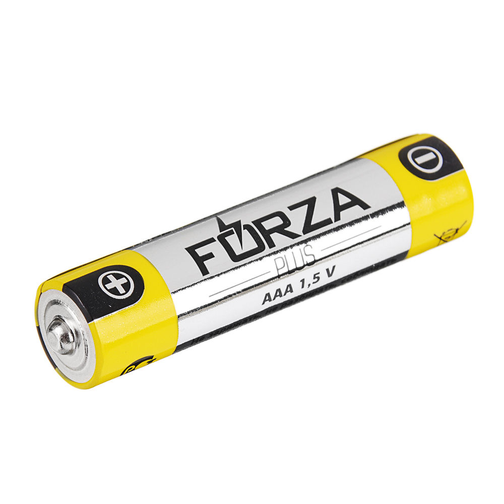 

FORZA Батарейки 1шт, тип AAA, "Alkaline" щелочная, отрывные, цена за 1шт, BL