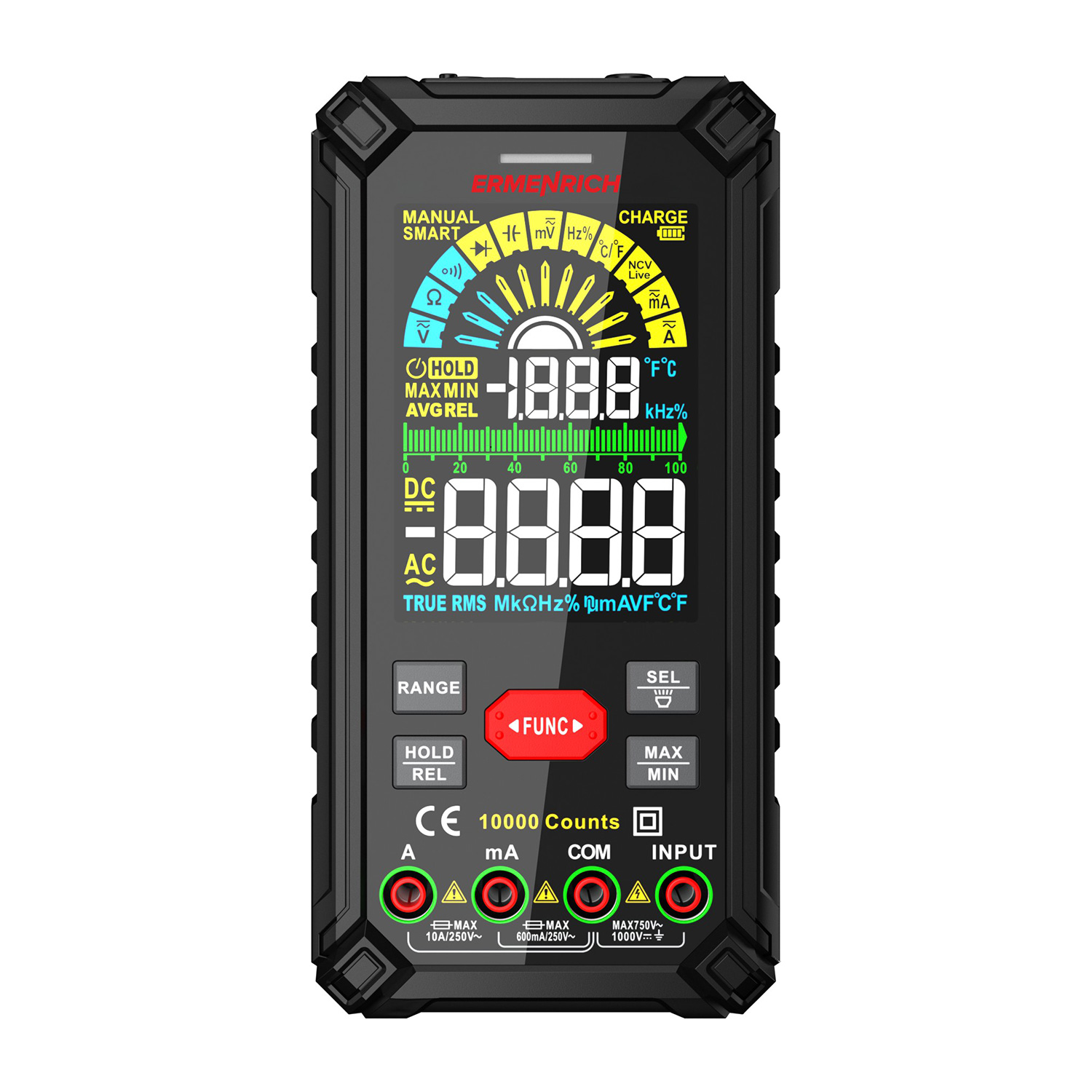 

Цифровой мультиметр Ermenrich Zing TC40 82992, TC40