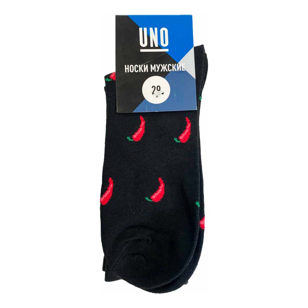 

Носки мужские Uno черные 25, Черный