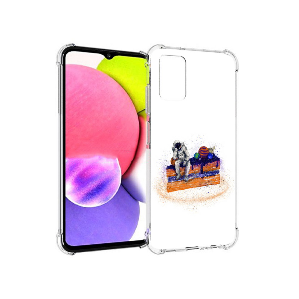 

Чехол MyPads Tocco для Samsung Galaxy A03s торт с планетами (PT162170.549.648), Прозрачный, Tocco