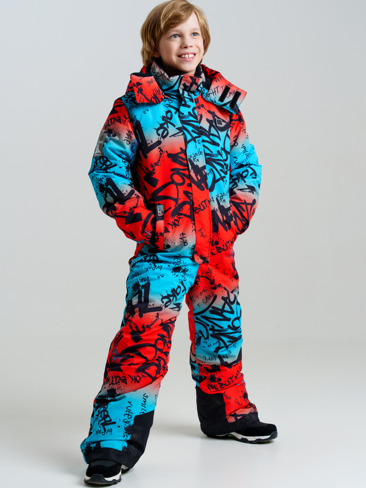 

Комбинезон детский PlayToday 32411007, разноцветный, 128, 32411007