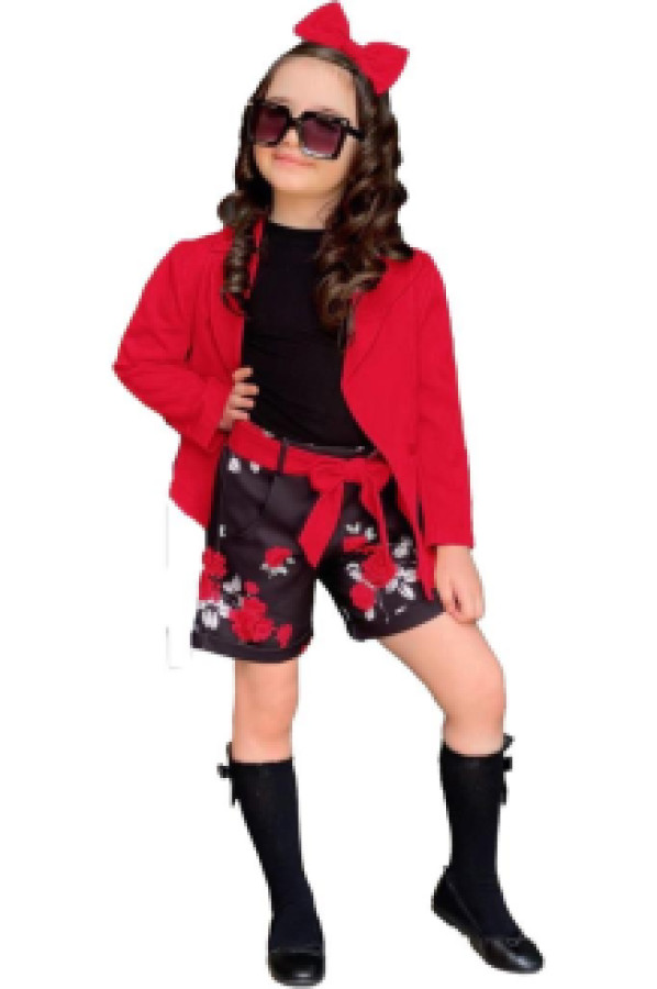 

Костюм с шортами Ricco Tarz р. 3-4 лет Красный, 2222302002 (доставка из-за рубежа), 2222302002