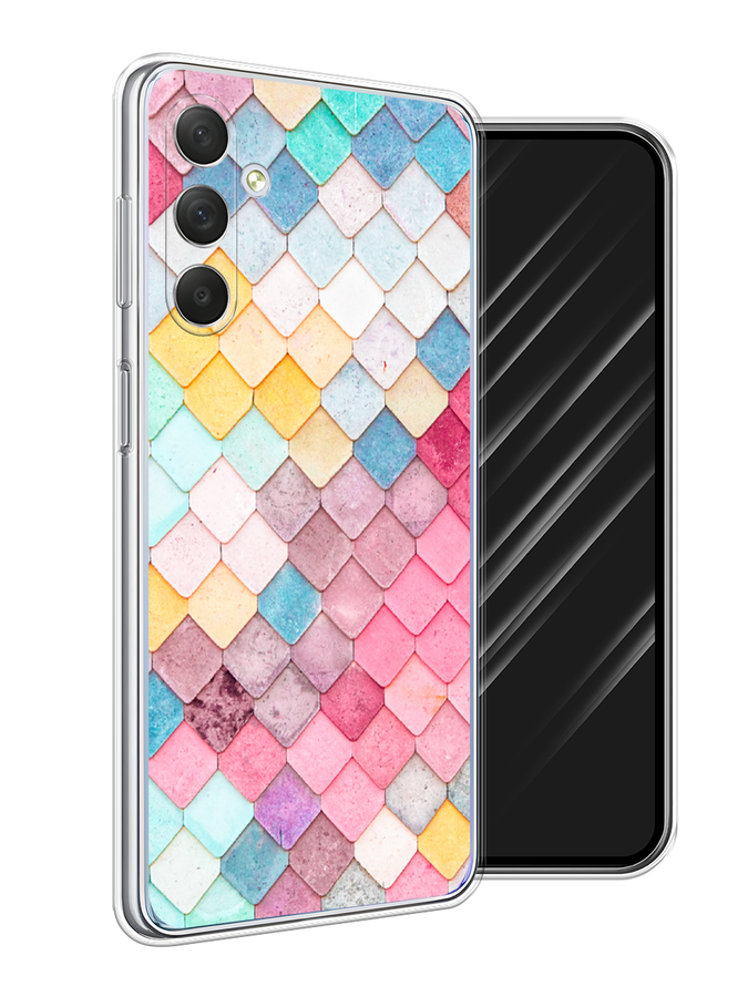 

Чехол Awog на Samsung Galaxy M54 "Нежные ромбики", Красный, 2108250-4